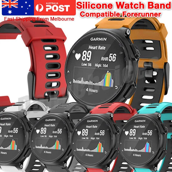 Silicone Watch Band Bracelet for Garmin Forerunner 735XT 220 230 235 620  630