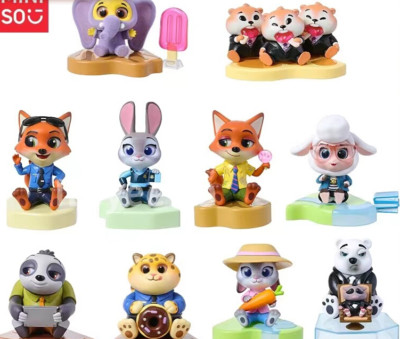 MINISO Zootopia Sit Nicely Series Blind Box Confirmed Figure Judy