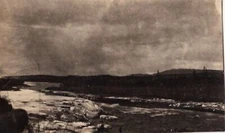 RPPC Postcard White Horse Rapids Ophir Alaska AK