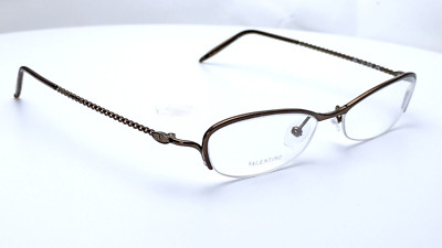 Valentino 5336 JY8 Bronze Oval Half Rim Women's Eyeglasses 50mm