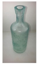 1875 / MASTER INK WITH SPOUT / EMBOSSED / APRIL 13 / 1875 /AQUA IN COLOR / EARLY