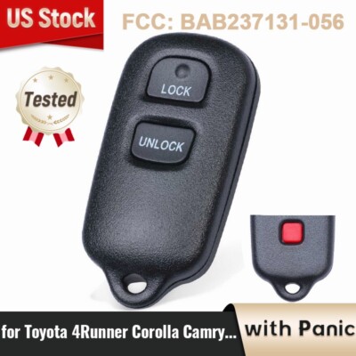3B Replacement Keyless Entry Remote Car Key Fob for Toyota Scion BAB237131-056