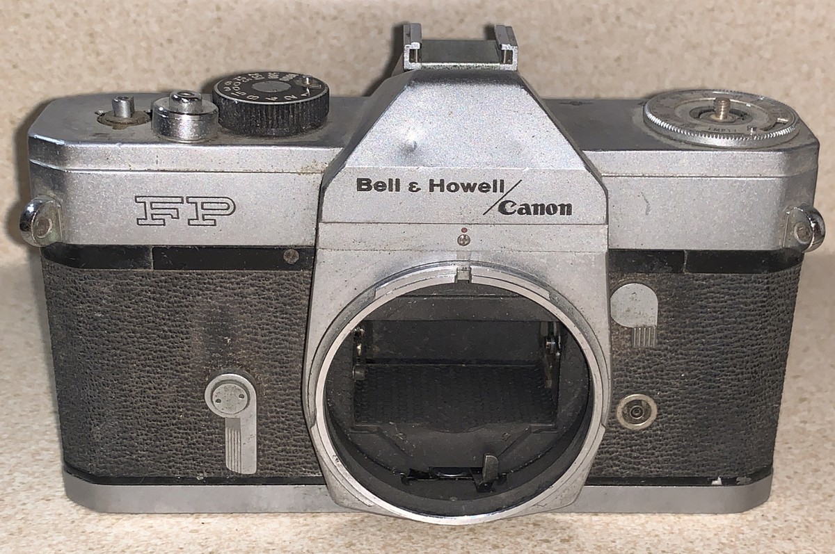 Vintage Bell & Howell /Canon FP SLR Camera Body For Parts Only