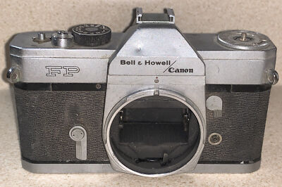 カメラセット：Canon, Sony, Bell & Howell Vintage Bell & Howell /Canon FP SLR Camera Body For Parts Only