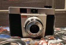 Vintage Kodak Colorsnap 35 film Camera with Original Leather Case Untested