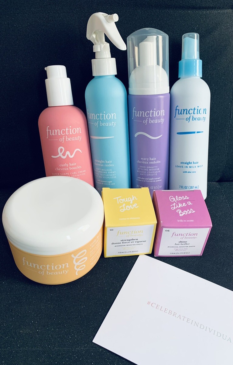 BRAND NEW FUNCTION OF BEAUTY HAIR PRODUCTS! Amazon.com : Function of Beauty Curly Hair Set with Shampoo  main image 4