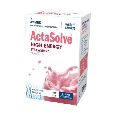 Aymes Extra (jetzt Actasolve) Erdbeer Shake Beutel 85g x 6