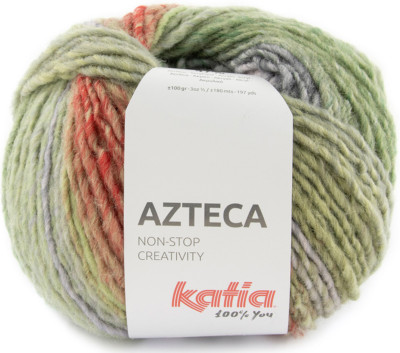 (kg/89,50 ) AZTECA Fa.Katia F7881 100g Farbverlauf Multicolor weich