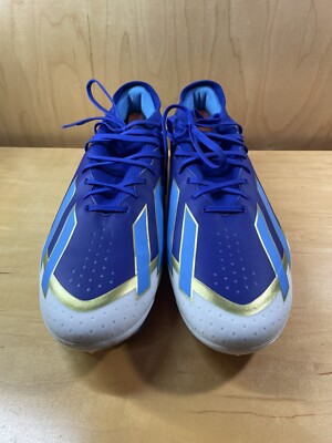 Adidas Messi Men\'s 11.5 Soccer Shoes Blue Gold X Crazy Fast League ID0712 Shoes Adidas X Crazyfast League Messi Fg ID0712 Men main image 4