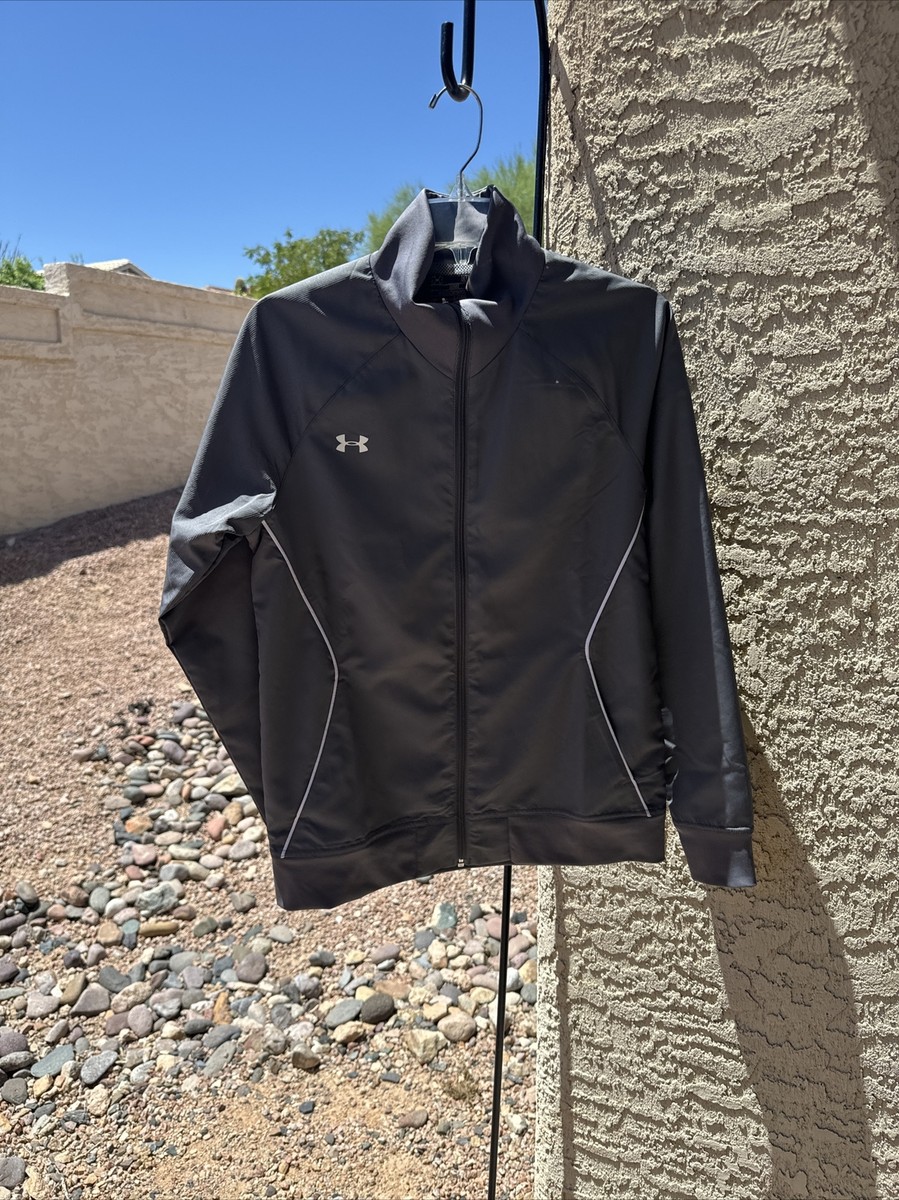 Under Armour Gray Windbreaker Jacket Loose S Small C16 | eBay