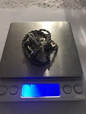 Antique coin Necklace Silver 1 Quart And 8 Dime