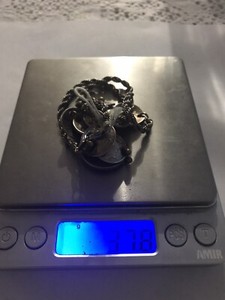 Antique coin Necklace Silver 1 Quart And 8 Dime