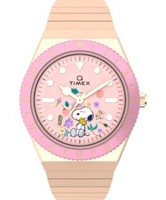 New Q Timex Peanuts Snoopy Woodstock Edition Ladies Watch TW2W83800