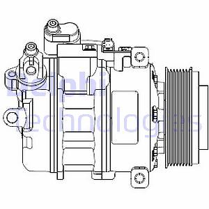 CS20479 DELPHI Compressor, air conditioning for BMW