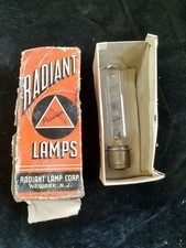 Vintage Precision Radiant Lamps T12 Projector Bulb in Box Untested