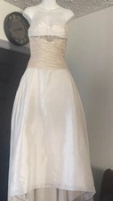 Wedding Dress Ivory And Tan Size 4