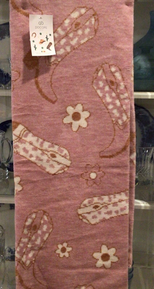 BOTAS VAQUERAS DOCOFIL - BOHO - TENDENCIA VIRAL REVERSIBLES ROSA POLVORIENTO TIRO DIFÍCIL DE ENCONTRAR NUEVAS CON ETIQUETAS Foto 2 de 4