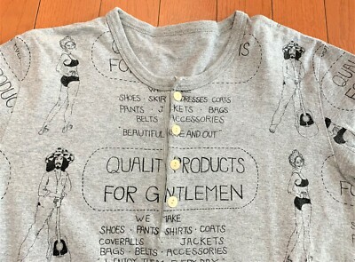 Visvim 2016ss sublig henley s/s q.p. tee, size 2 (fits S) | eBay