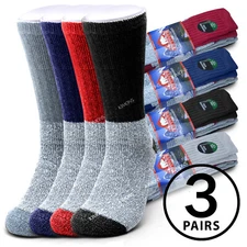 3 Pairs Mens Winter Thermal Gear Extra Warm Heavy Boots Duty Socks Size 10-15