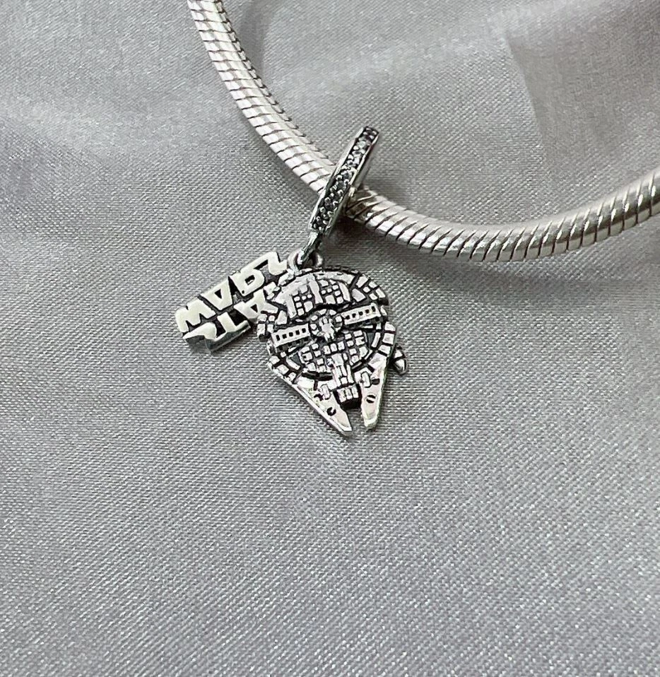 PANDORA x Star Wars Millennium Falcon Charm-Anhänger S925 ECHTSILBER ORIGINAL - Bild 3 von 3