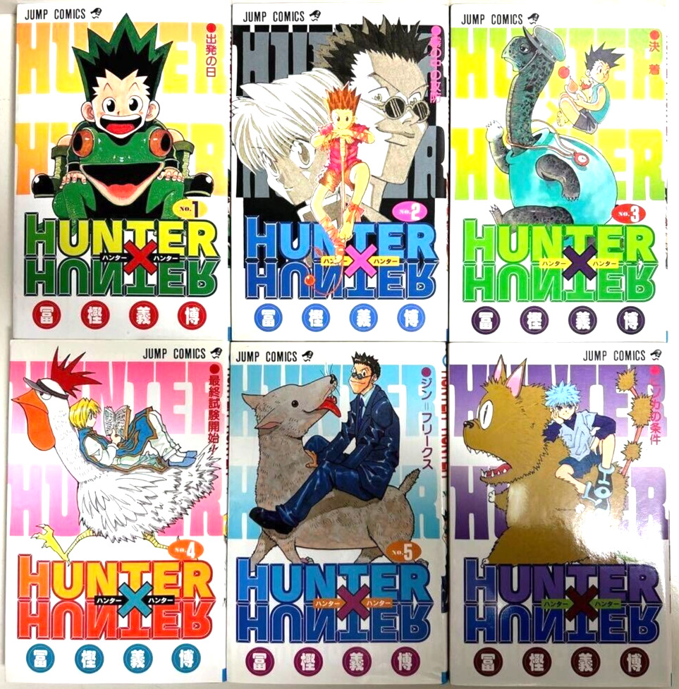 Hunter x Hunter VOL.1-37 Complete set Comics Yoshihiro Togashi