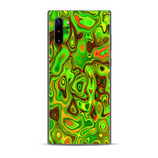 Skins Decal Wrap for Samsung Note 10 Plus green glass trippy psychedelic