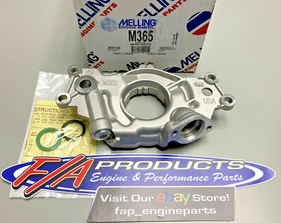 GENUINE Melling M365 2007-2015 LS 5.3 6.0 6.2L Chevy GMC Cadillac Yukon Oil Pump