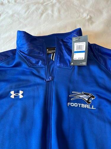 UNIVERSITY OF SAINT FRANCIS COUGARS NEW UNDER ARMOUR XL FOOTBALL JACKET - Picture 6 of 6