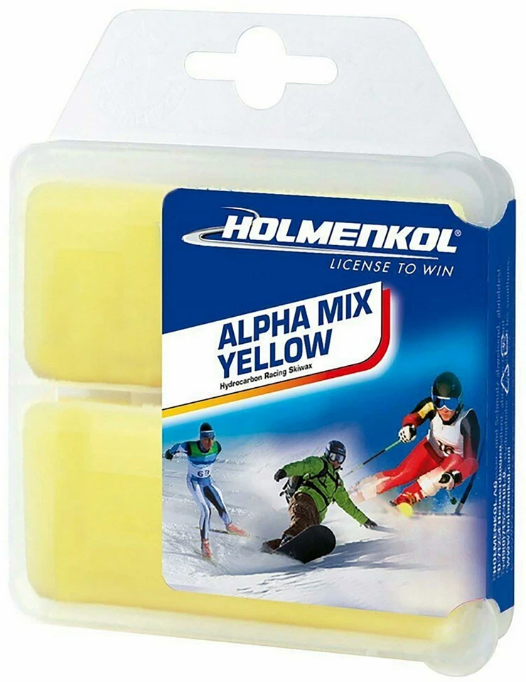 Holmenkol Alphamix Yellow 2x35g Skiwachs