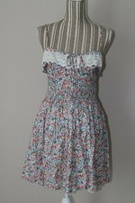 Zara TRF Collection Trafaluc Floral Sundress Adjustable Straps EUC Med