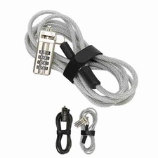 Laptop Cable Lock Theft Deterrent Keyless Lock Laptop Lock Security Cable with 4