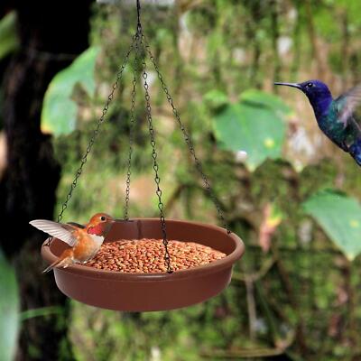 Hängendes Vogelbad und Kette für draußen Kolibri Garten