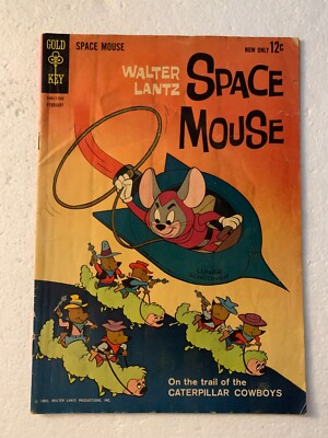 WALTER LANTZ SPACE MOUSE #2 VG GOLD KEY SILVER AGE 1963