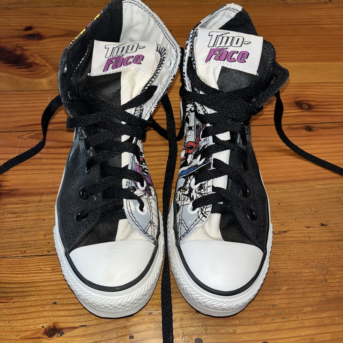コブクロ ALL TIME BEST1998-2018 Converse Two Face high-tops - Batman Men's 5 Women's 7