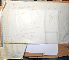 Oro Fino Siskiyou County CA. Mining Property Workings Gold Mine Map  42"x 35"