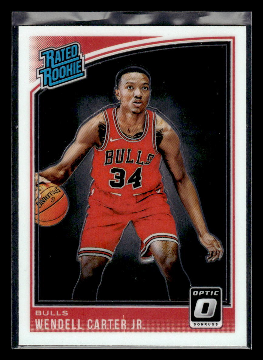 2018 Donruss Optic #170 Wendell Carter Jr. Rated Rookie  Chicago Bulls