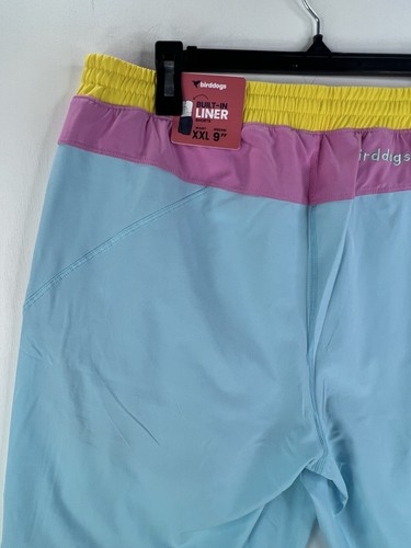 Birddogs Shorts Mens XXL Boom For Your Boomstick Lined Stretch Fitness 9" NWT - Picture 9 of 13