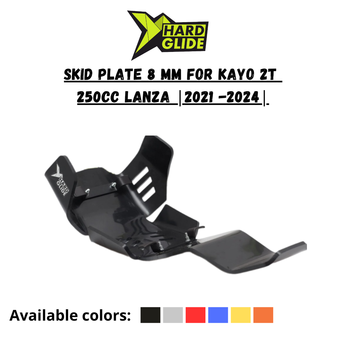 2021-2023 KAYO MOTO Lanza DT 230 2T 250 CC Skid Plate Engine Guard