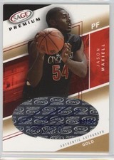 2005 SAGE Premium Authentic Auto Action Gold 43/50 Jason Maxiell #A13 Auto 0b3