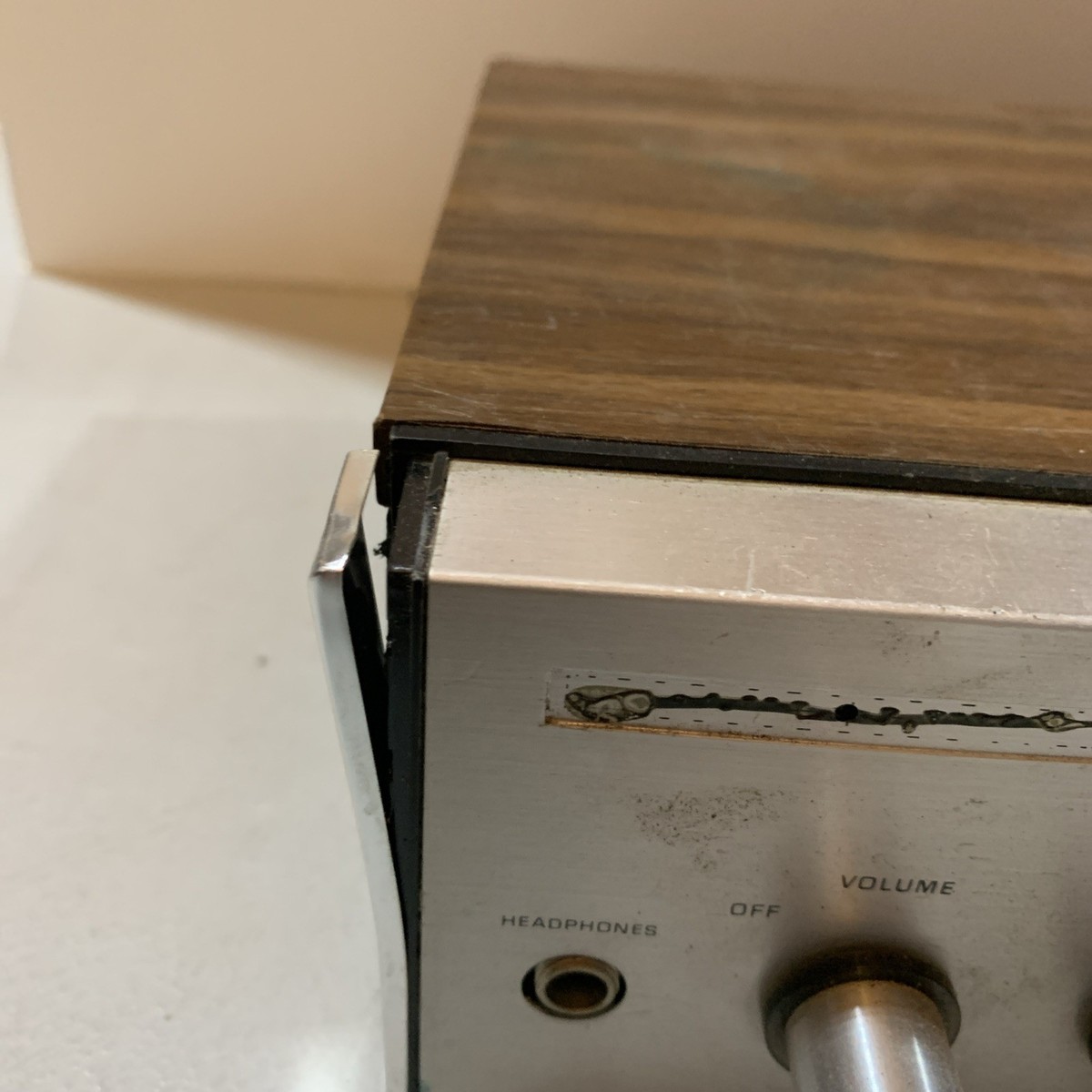 PANASONIC RE-7412 FM-AM STEREO WOOD GRAIN VINTAGE USED defective