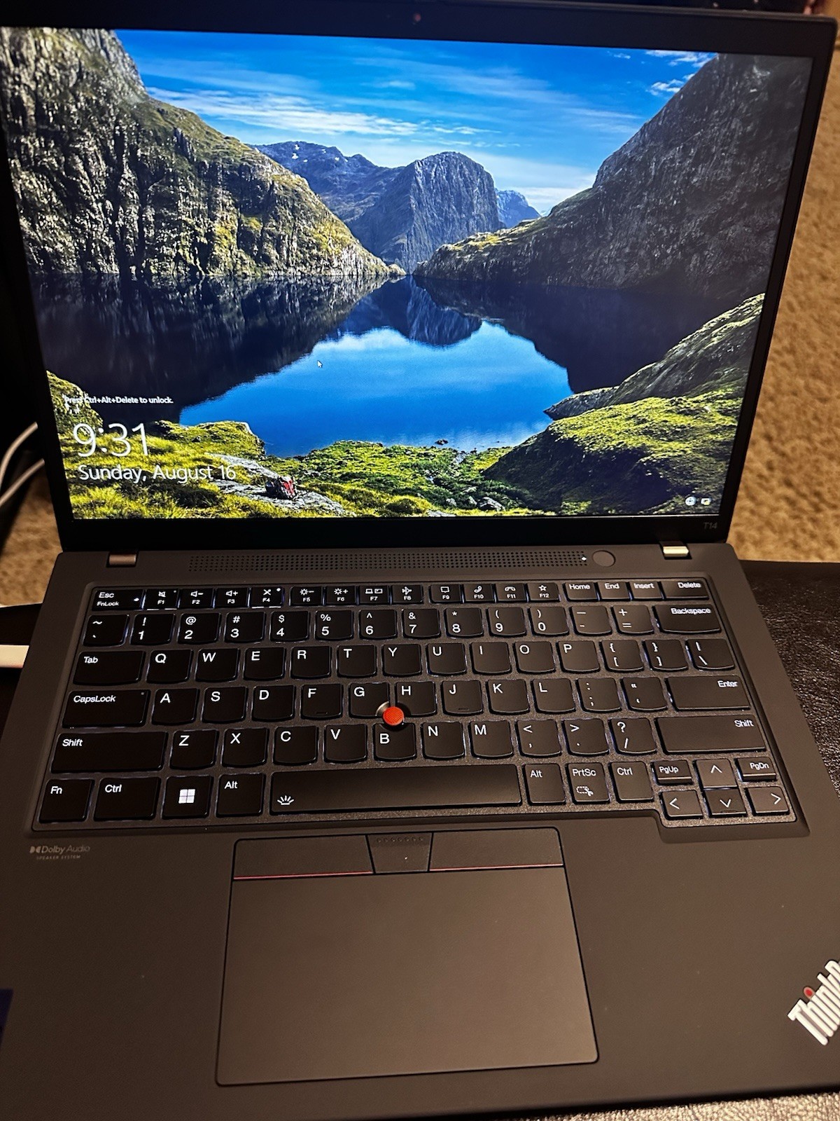 Lenovo ThinkPad T14, 14-Inch Laptop, with Intel vPro, Windows 10 Pro