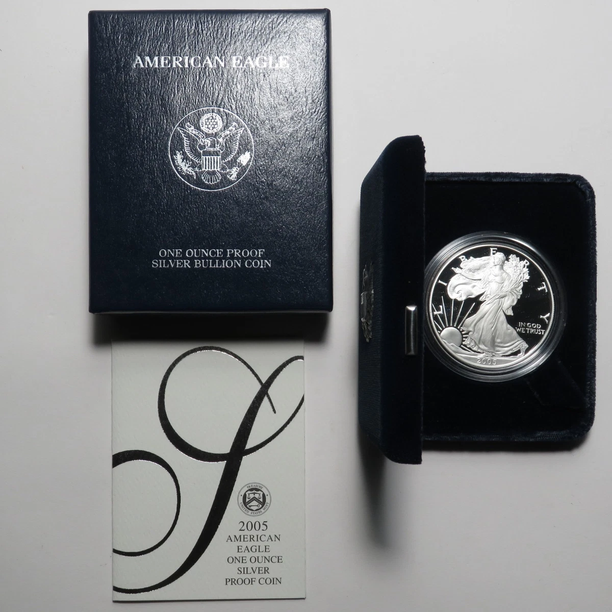 American Eagle 2005 U.S. Mint Silver Bullion Coins for sale | eBay