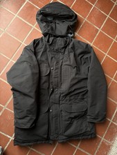 Vintage Eddie Bauer Gore-Tex Goose Down Parka Jacket Men's Large Black Hooded