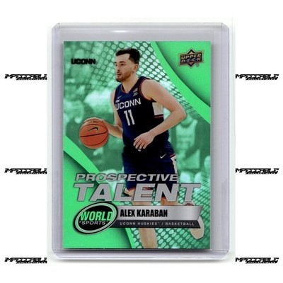 2025 Upper Deck World of Sports - Green #314 Alex Karaban Rookie SP