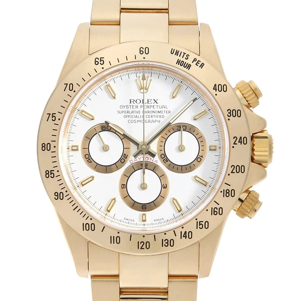ROLEX Cosmograph Daytona 16528 white W Number second hand mens