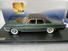 GLM 1:43 Lincoln Continental 1969 Metal Green Continental Two door Sedan Model