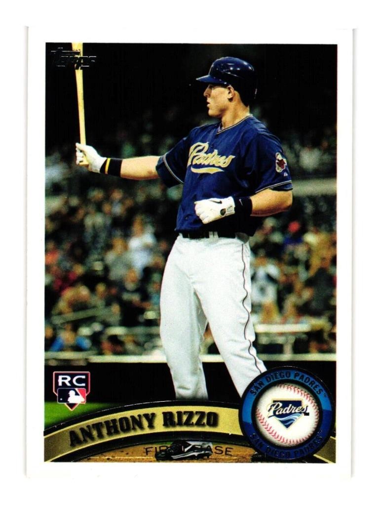 2011 Topps Update Rookie - Anthony Rizzo (#US55) San Diego Padres