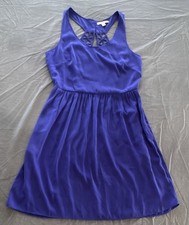 American Eagle Outfitters Purple Sleeveless Polyester Sundress Scoop Neck Size 6