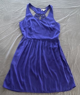 American Eagle Outfitters Purple Sleeveless Polyester Sundress Scoop Neck Size 6