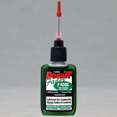 CAIG DeoxIT F100L-L25C FADERLUBE F100L 100% 25ml Needle Dispenser